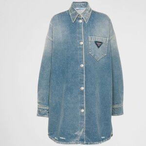 PRADA denim jean shirt dress